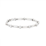 Art Deco Diamond and Platinum Bracelet-Charlotte Sayers Antique Jewellery