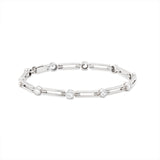 Art Deco Diamond and Platinum Bracelet-Charlotte Sayers Antique Jewellery