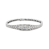 Art Deco Diamond and Platinum Bracelet-Charlotte Sayers Antique Jewellery