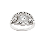 Art Deco Diamond and Platinum Ring-Charlotte Sayers Antique Jewellery