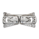 Art Deco Double Diamond Clip-Charlotte Sayers Antique Jewellery