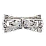 Art Deco Double Diamond Clip-Charlotte Sayers Antique Jewellery