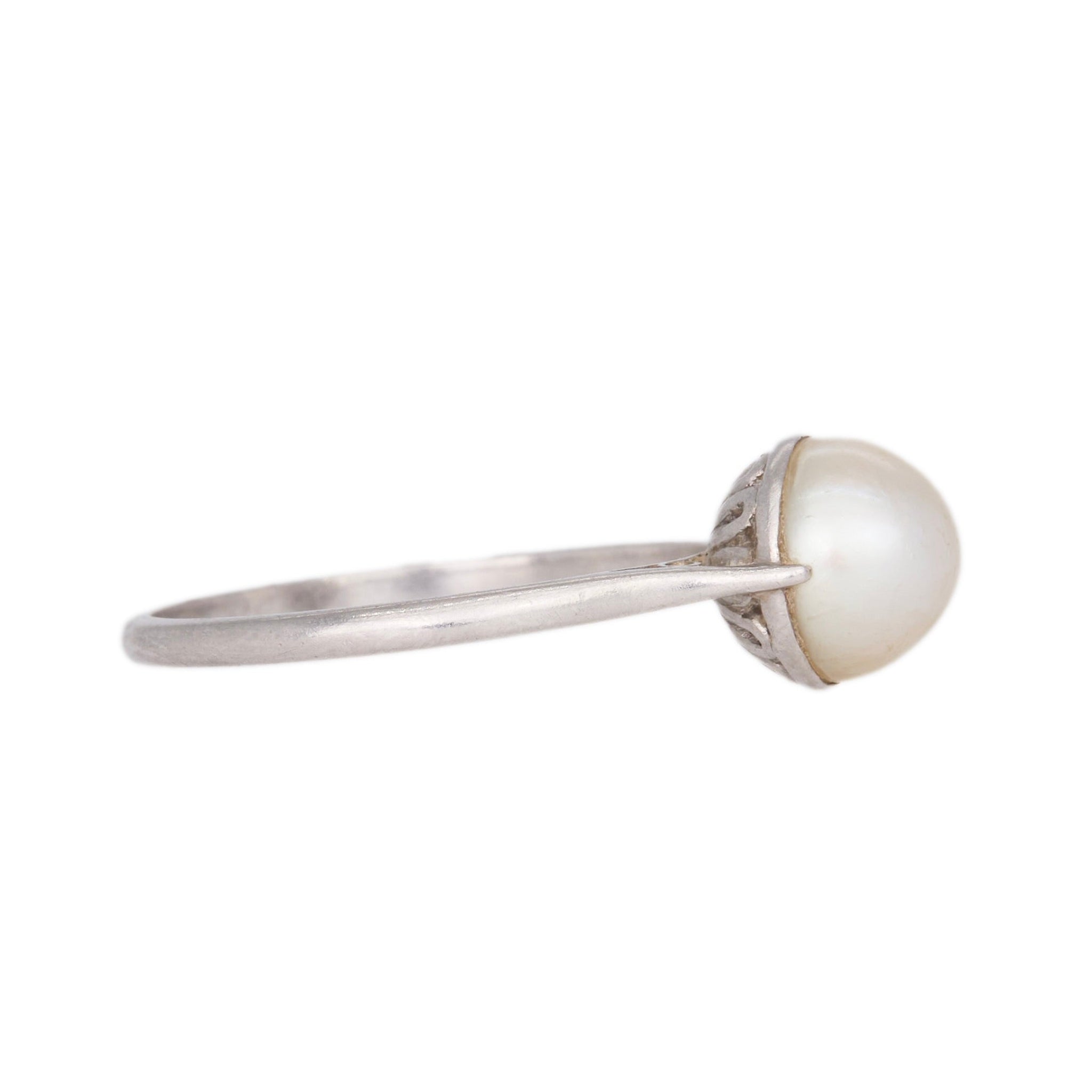 Art Deco Natural Pearl Ring-Charlotte Sayers Antique Jewellery