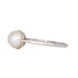 Art Deco Natural Pearl Ring-Charlotte Sayers Antique Jewellery