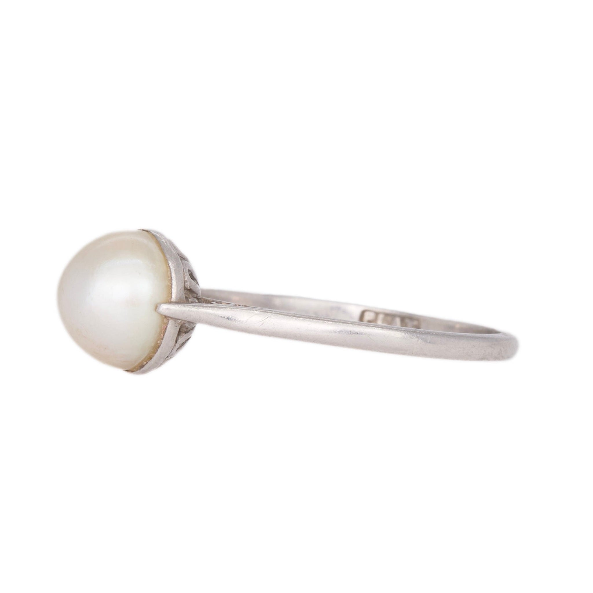 Art Deco Natural Pearl Ring-Charlotte Sayers Antique Jewellery