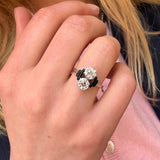 Art Deco Old Cut Diamond Ring-Charlotte Sayers Antique Jewellery