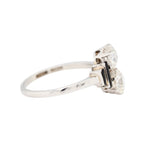 Art Deco Old Cut Diamond Ring-Charlotte Sayers Antique Jewellery