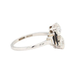 Art Deco Old Cut Diamond Ring-Charlotte Sayers Antique Jewellery