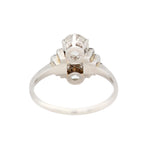 Art Deco Old Cut Diamond Ring-Charlotte Sayers Antique Jewellery