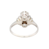 Art Deco Old Cut Diamond Ring-Charlotte Sayers Antique Jewellery