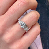 Art Deco Old European Cut Diamond Ring-Charlotte Sayers Antique Jewellery