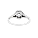 Art Deco Old European Cut Diamond Ring-Charlotte Sayers Antique Jewellery