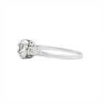 Art Deco Old European Cut Diamond Ring-Charlotte Sayers Antique Jewellery
