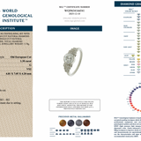 Art Deco Old European Cut Diamond Ring-Charlotte Sayers Antique Jewellery