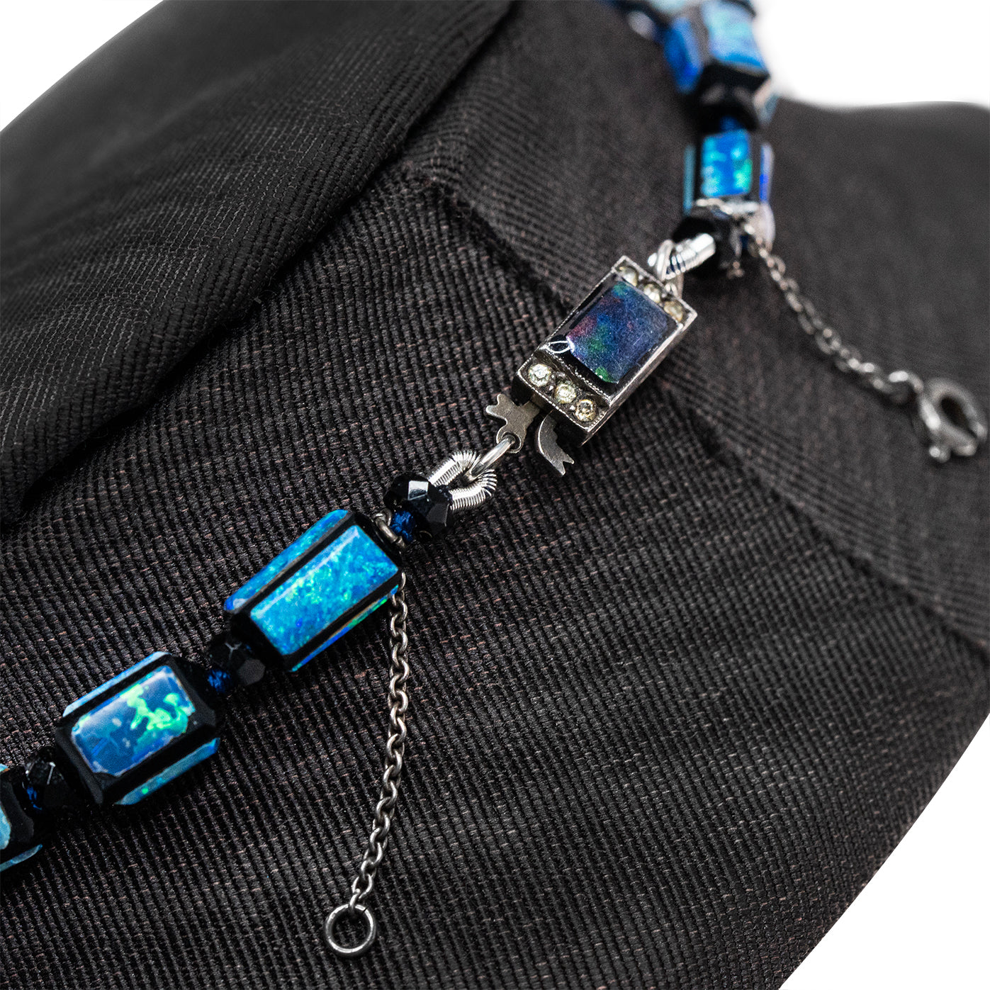 Art Deco Opal Bead Necklace-Charlotte Sayers Antique Jewellery