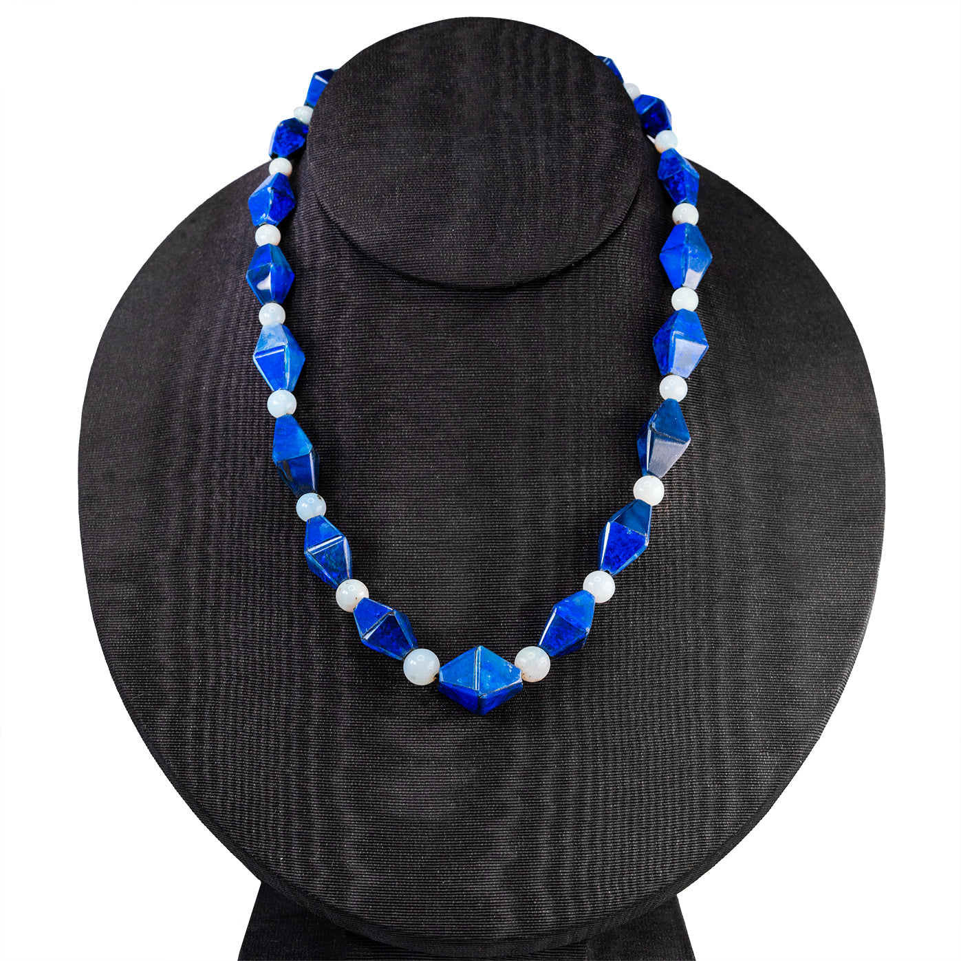 Art Deco Opal Bead Necklace-Charlotte Sayers Antique Jewellery