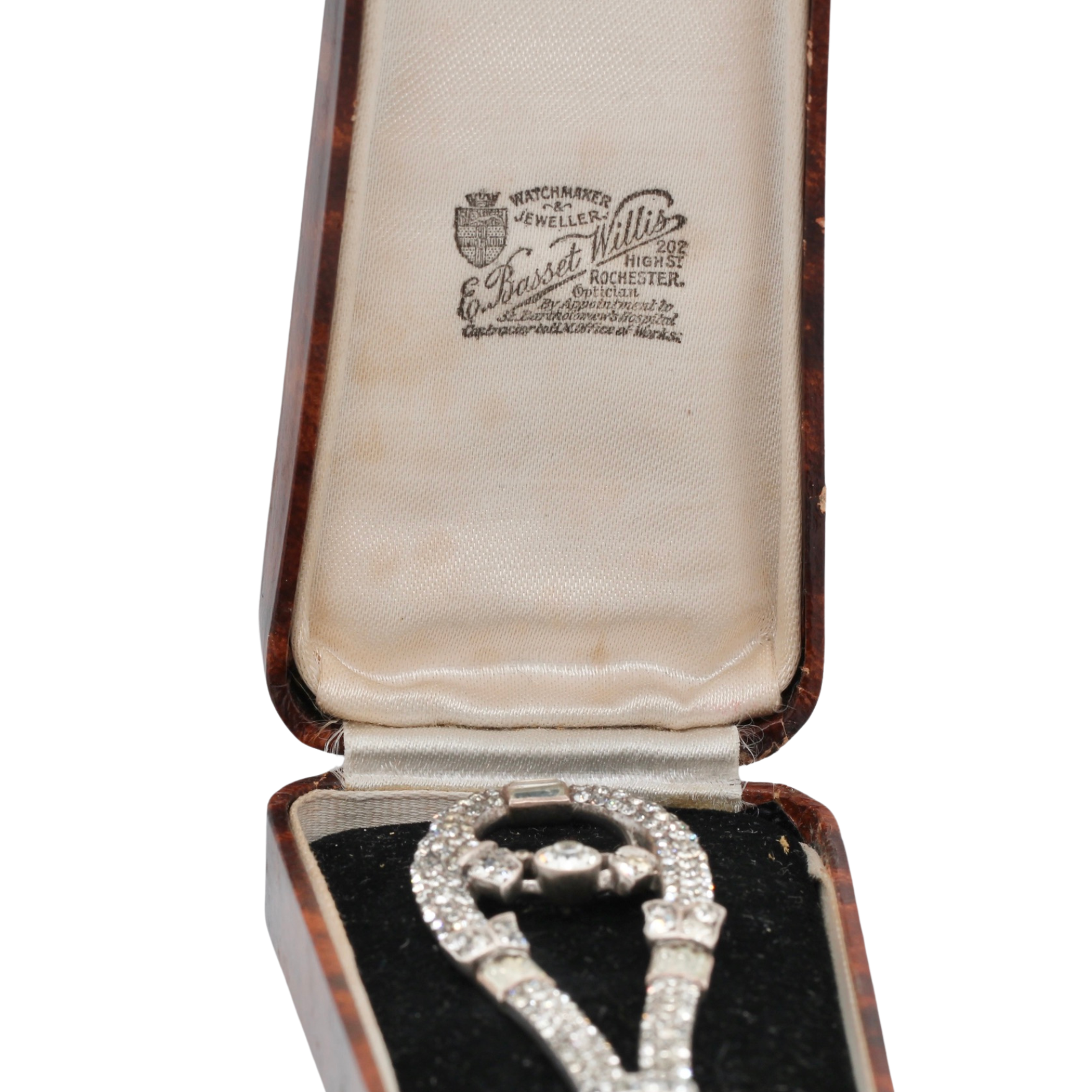 Art Deco Paste Clip-Charlotte Sayers Antique Jewellery