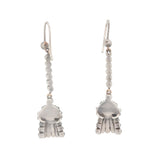 Art Deco Paste Earrings-Charlotte Sayers Antique Jewellery