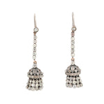 Art Deco Paste Earrings-Charlotte Sayers Antique Jewellery