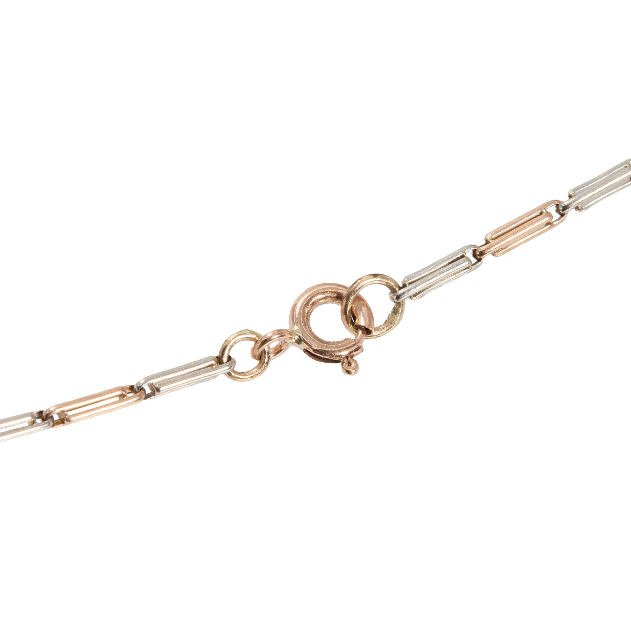 Art Deco Platinum Gold Pearl Chain-Charlotte Sayers Antique Jewellery
