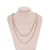 Art Deco Platinum Gold Pearl Chain-Charlotte Sayers Antique Jewellery