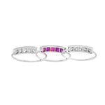 Art Deco Ruby & Diamond Ring-Charlotte Sayers Antique Jewellery