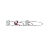 Art Deco Ruby & Diamond Ring-Charlotte Sayers Antique Jewellery
