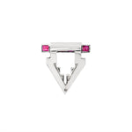 Art Deco Ruby and Diamond Clip-Charlotte Sayers Antique Jewellery