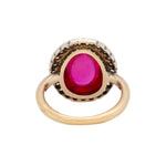 Art Deco Ruby and Diamond Ring-Charlotte Sayers Antique Jewellery