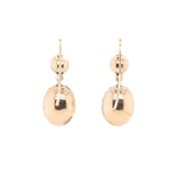 Art Deco Synthetic Spinel Earrings-Charlotte Sayers Antique Jewellery