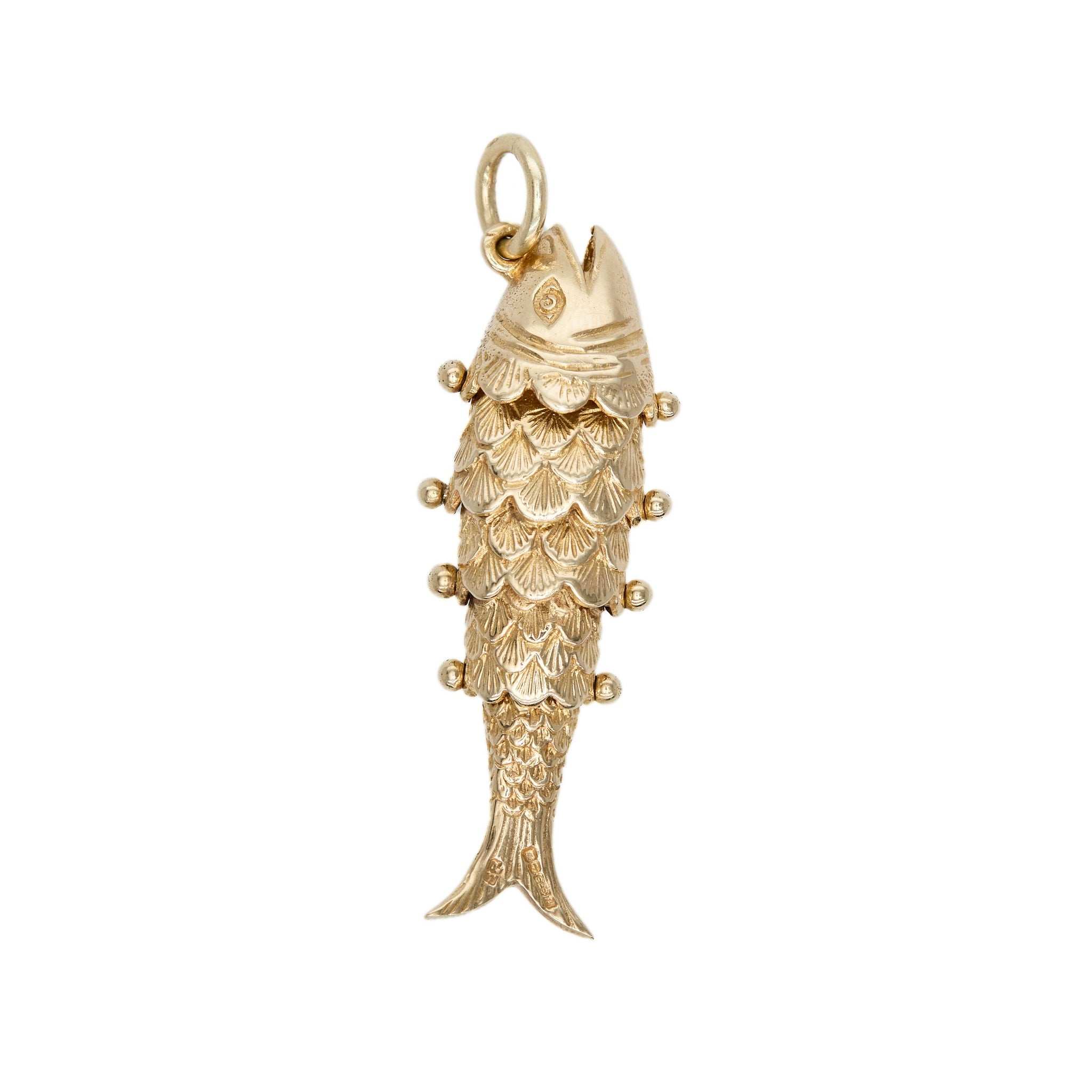 Articulated Fish Pendant-Charlotte Sayers Antique Jewellery