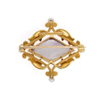 Arts Crafts Amethyst Brooch-Charlotte Sayers Antique Jewellery
