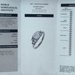 Asscher Cut Diamond Ring-Charlotte Sayers Antique Jewellery