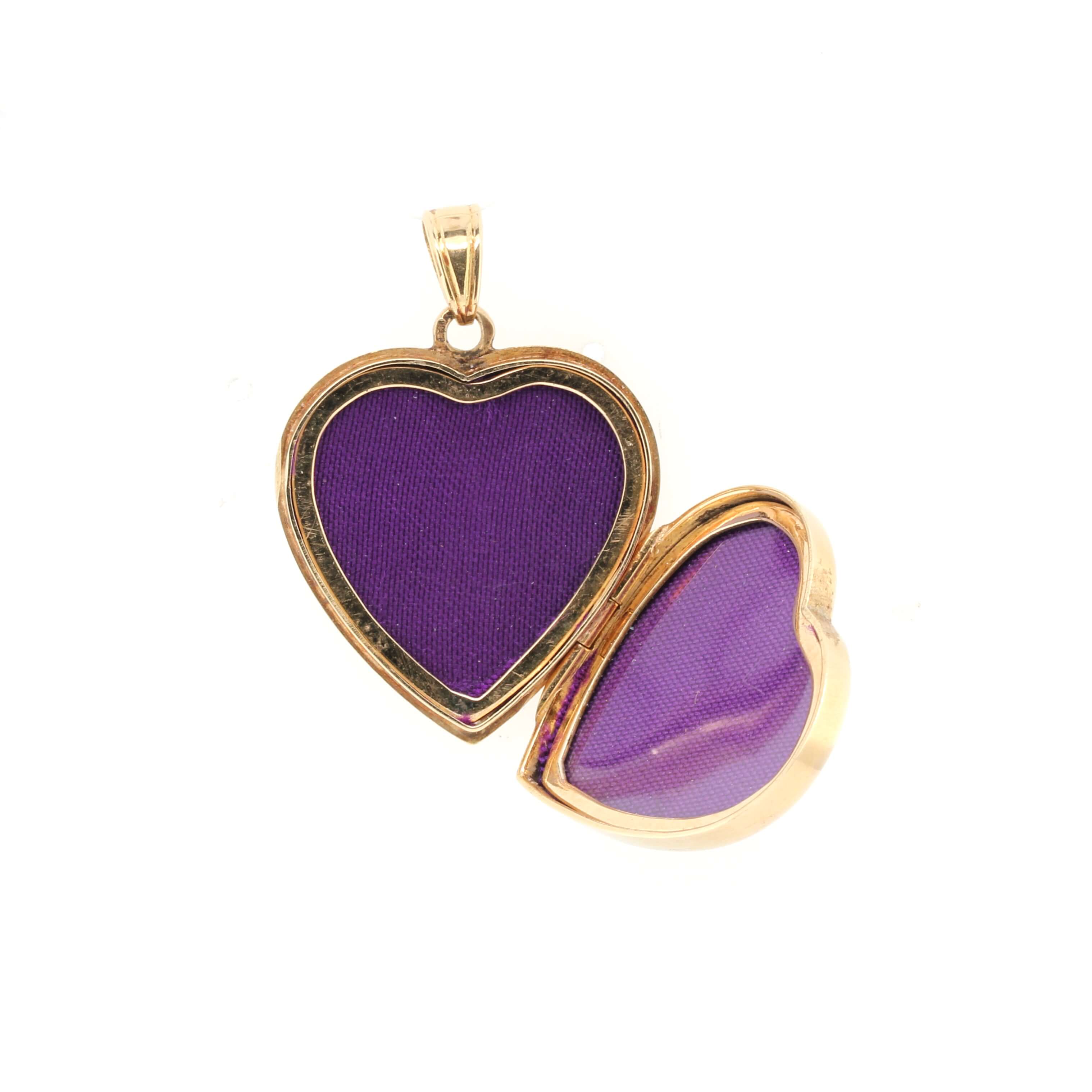 Austrian Heart locket-Charlotte Sayers Antique Jewellery