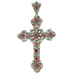 Austro Hungarian Cross Pendant-Charlotte Sayers Antique Jewellery