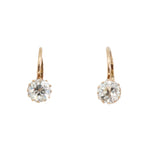 Austro-Hungarian Diamond Earrings-Charlotte Sayers Antique Jewellery