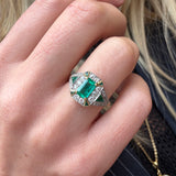 Emerald Diamond Ring