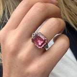 Georgian Spinel Basket Ring