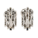 Baguette Diamond Earrings-Charlotte Sayers Antique Jewellery