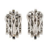 Baguette Diamond Earrings-Charlotte Sayers Antique Jewellery