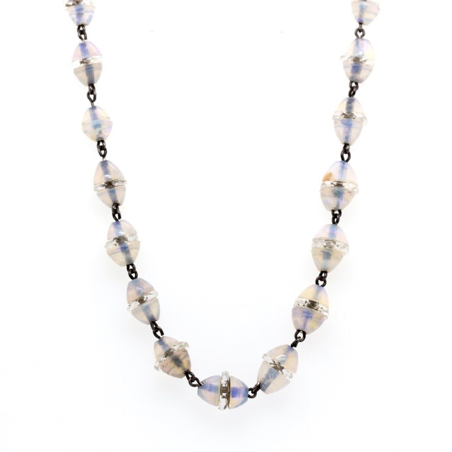 Beautiful 1920's Water Opal Necklace-Charlotte Sayers Antique Jewellery