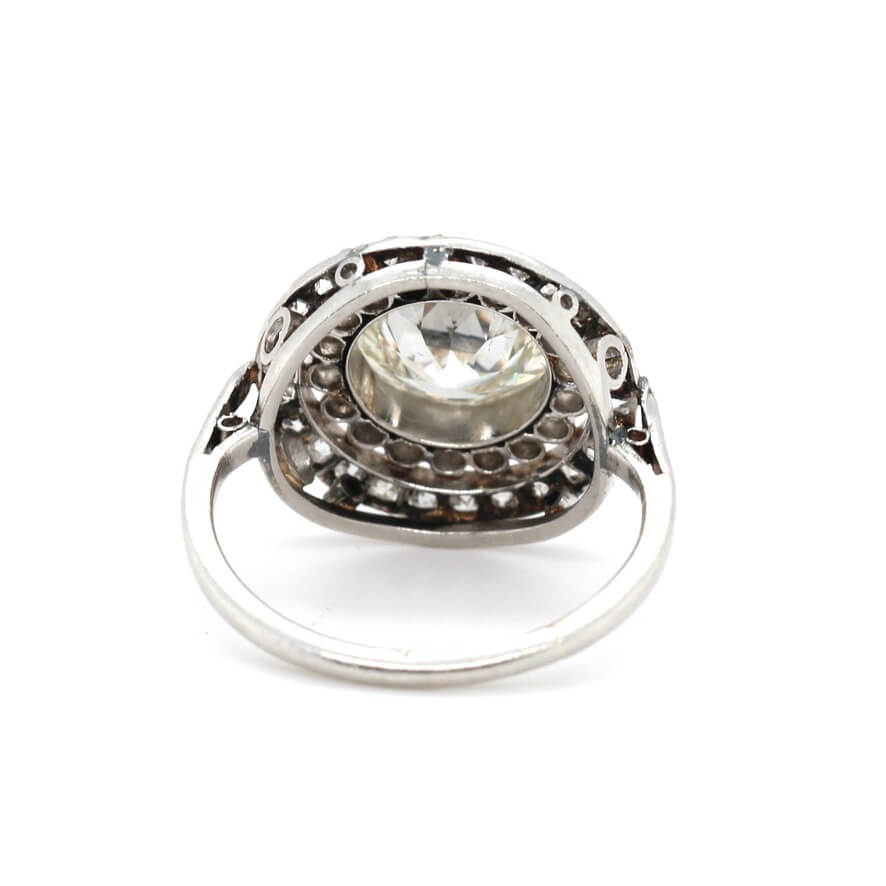 Belle Epoque Diamond Ring-Charlotte Sayers Antique Jewellery