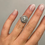 Belle Epoque Diamond Ring-Charlotte Sayers Antique Jewellery