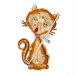 Ben Rosenfeld Cat Brooch-Charlotte Sayers Antique Jewellery
