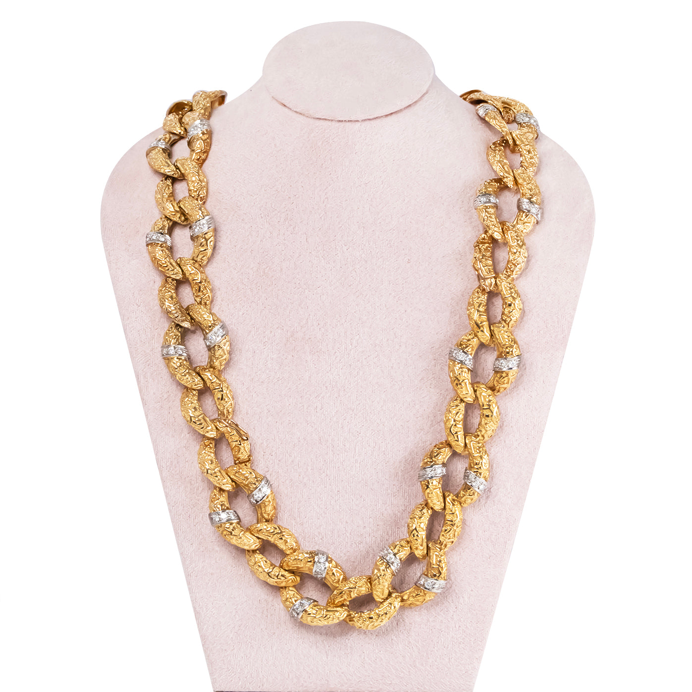 Ben Rosenfeld Gold and Diamond Necklace / Bracelets-Charlotte Sayers Antique Jewellery