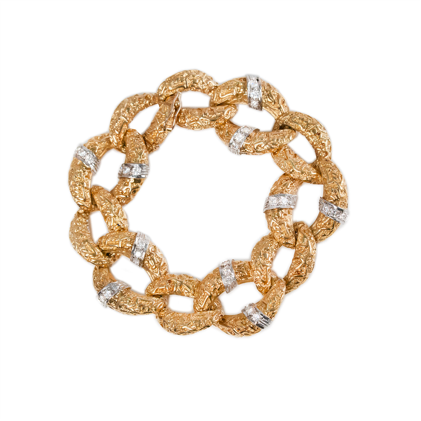 Ben Rosenfeld Gold and Diamond Necklace / Bracelets-Charlotte Sayers Antique Jewellery