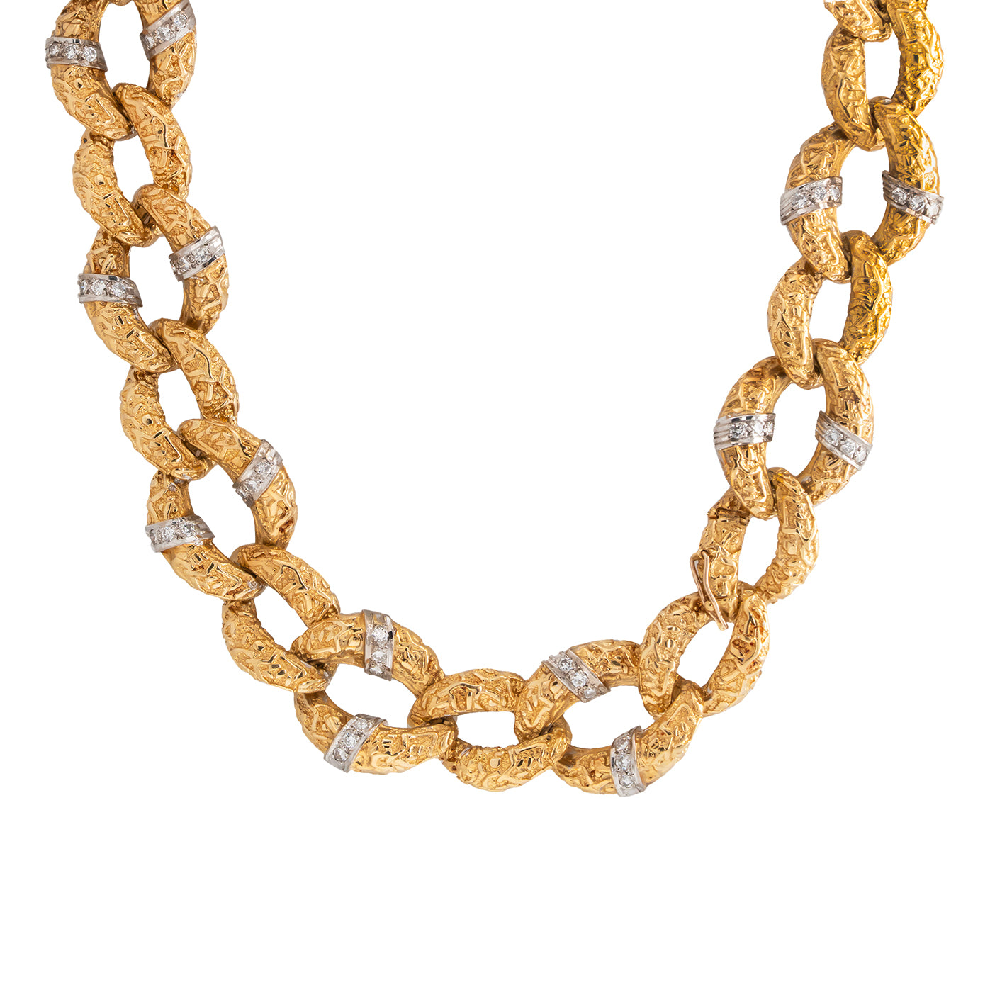 Ben Rosenfeld Gold and Diamond Necklace / Bracelets-Charlotte Sayers Antique Jewellery
