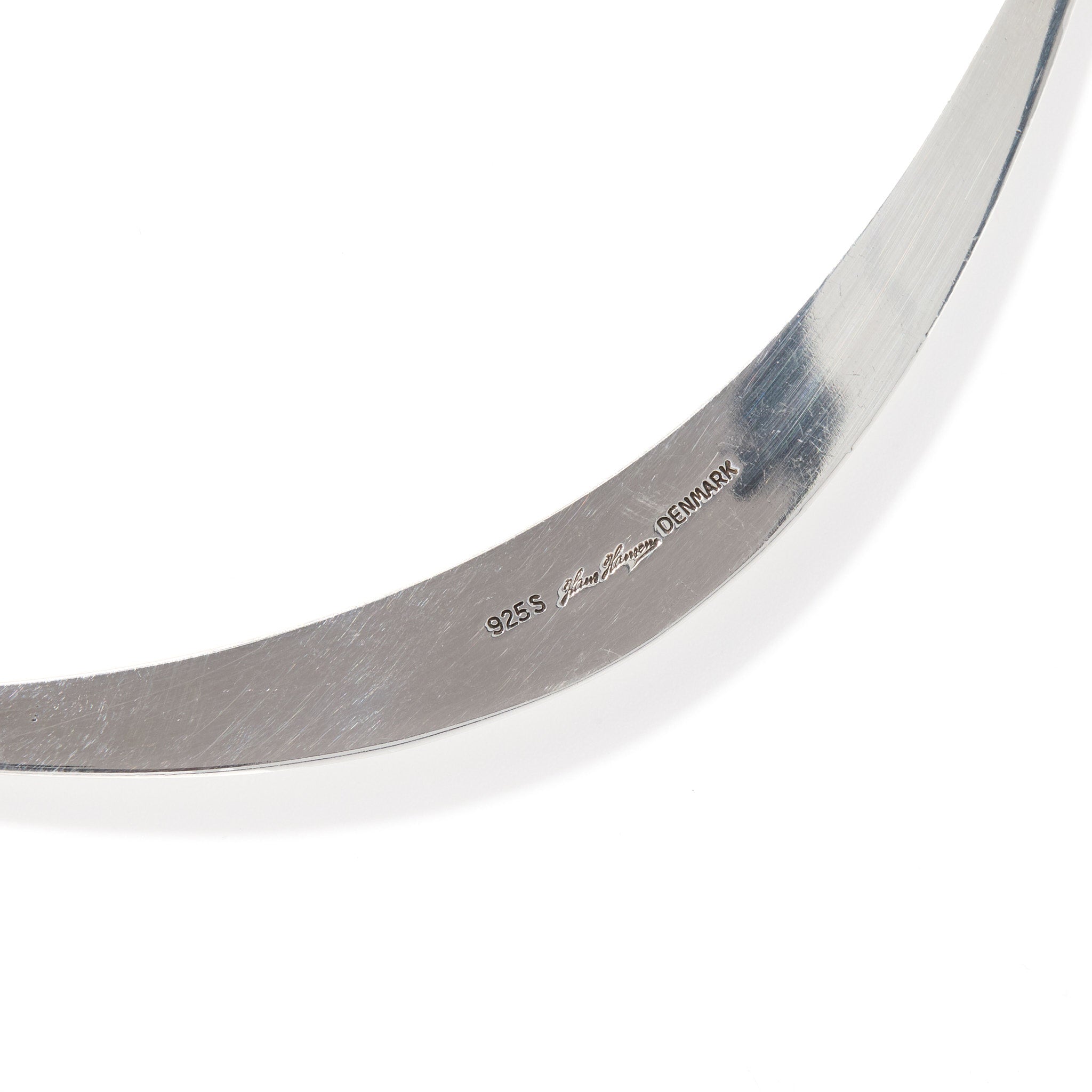 Bent Gabrielsen for Hans Hansen Silver Collar-Charlotte Sayers Antique Jewellery