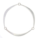 Bent Gabrielsen for Hans Hansen Silver Collar-Charlotte Sayers Antique Jewellery