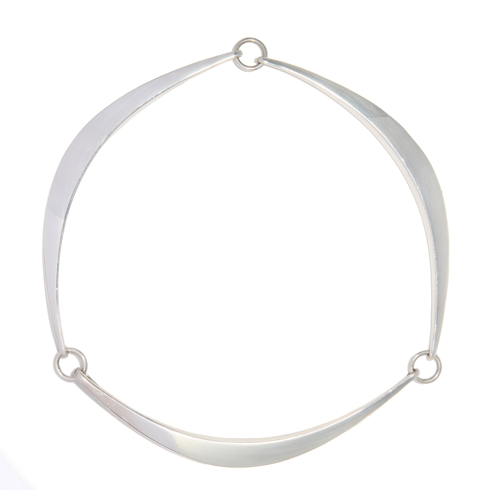 Bent Gabrielsen for Hans Hansen Silver Collar-Charlotte Sayers Antique Jewellery